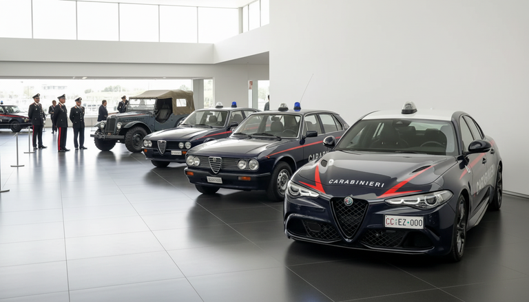 75 anni di Alfa Romeo e Carabinieri: dalla "Matta" alla Giulia Quadrifoglio