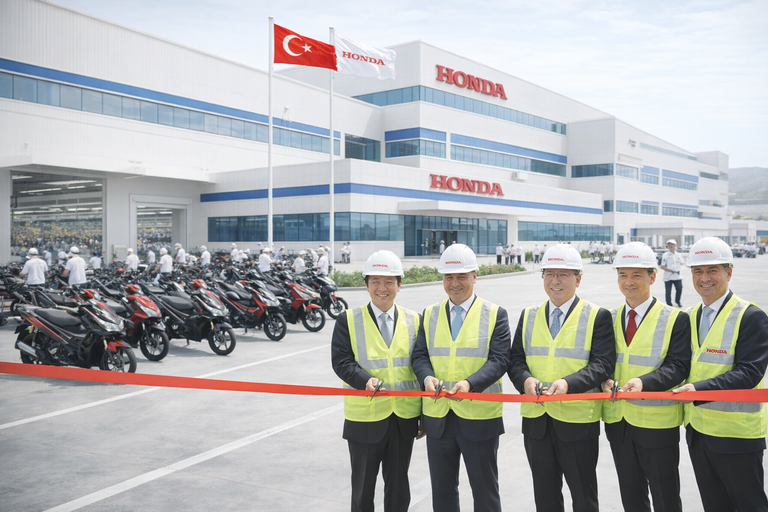 Honda inaugura una nuova fabbrica in Turchia per potenziare la produzione di moto