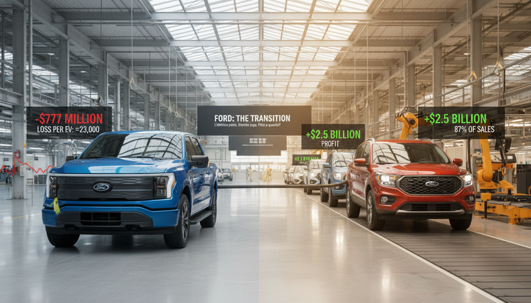 Ford e la sfida dell'elettrico: perdite e strategie per la redditività