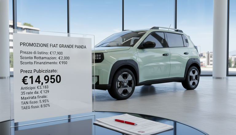 FIAT Grande Panda: analisi dei costi reali sotto la promozione da 14.950 euro