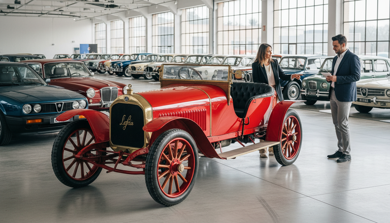 Lancia celebra 120 anni di storia con la 12 HP Alpha Sport al Heritage Hub