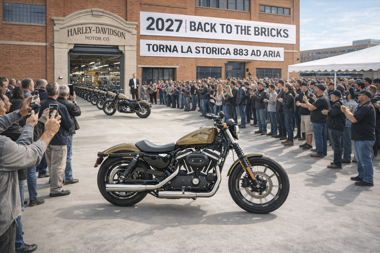 Harley-Davidson ripristina la Sportster 883 per rilanciare le vendite nel 2027