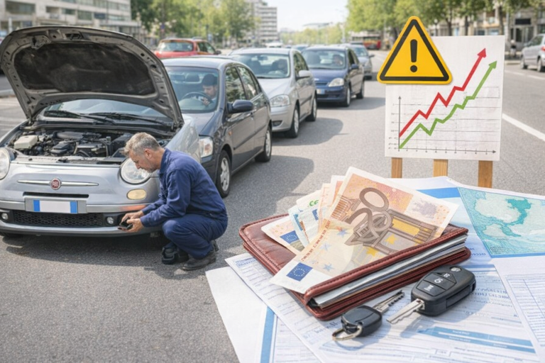 Non solo la popolazione, in Italia anche il parco auto invecchia: 12 anni e mezzo di media