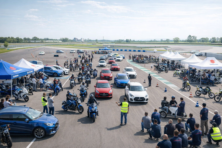 Il successo del primo Suzuki Tester Day Experience al Cremona Circuit
