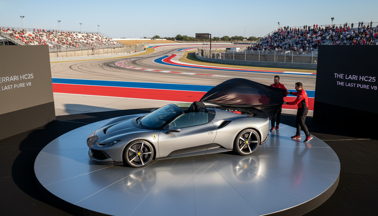 Ferrari svela la HC25: a sorpresa l'ultima V8 “pura” che sfida il futuro