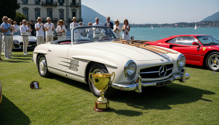 La Mercedes 300 SL Roadster trionfa al Concorso d’Eleganza Villa d’Este 2026