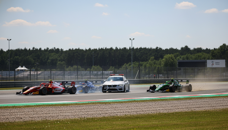 Incredibile incidente alla SMP Formula 4: safety car ferma provoca il caos