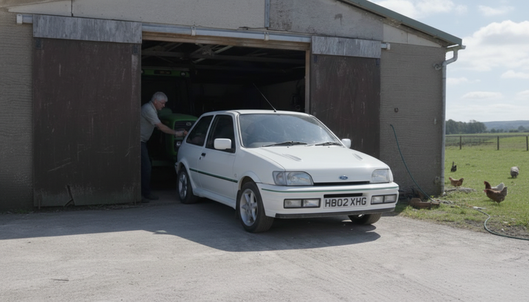 Un tesoro dimenticato: la Ford Fiesta RS Turbo riemerge dopo 25 anni