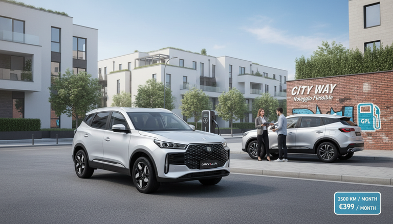 Drivalia lancia il servizio CarCloud City Way: un SUV a GPL per la mobilità urbana