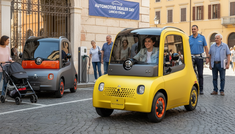 Astraux sbarca in Italia: il quadriciclo elettrico che si guida a 14 anni