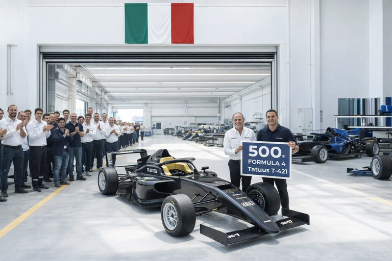 Tatuus celebra il traguardo della 500ª Formula 4 T-421: un successo mondiale