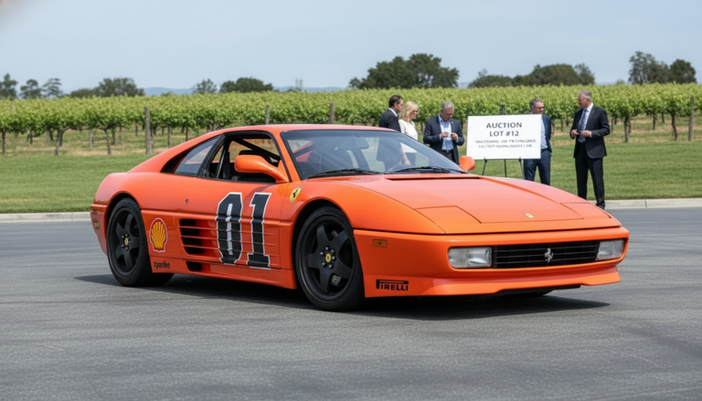 Ferrari 348 TB Challenge: l'asta della livrea 'Generale Lee' divide i collezionisti