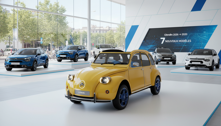 Citroën annuncia il ritorno della 2CV: sette nuovi modelli elettrici entro il 2030