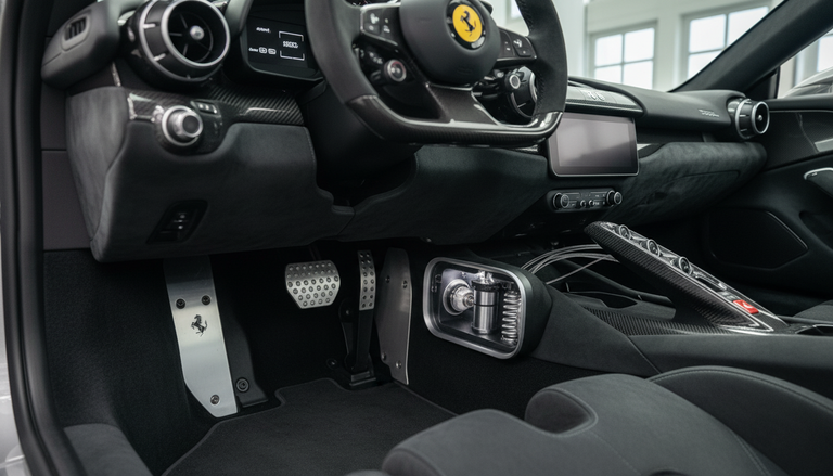 Ferrari brevetta un pedale della frizione elettronico per un cambio manuale innovativo