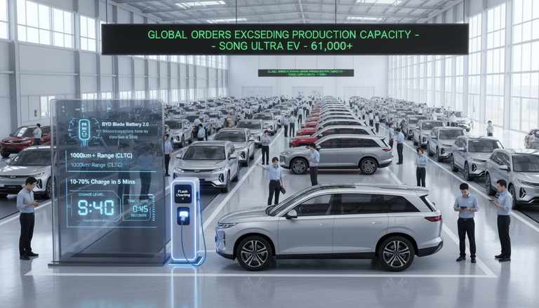 BYD: l'impennata della domanda mette alla prova la capacità produttiva