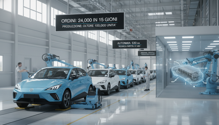 MG4: oltre 24.000 ordini in 15 giorni e una nuova era per il mercato elettrico