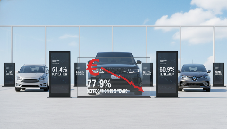 Svalutazione auto in Italia: Range Rover in cima alla lista