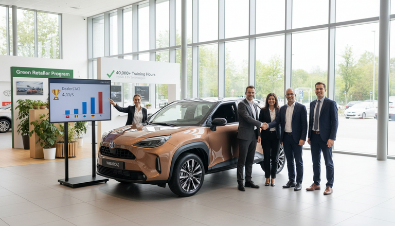 Toyota si conferma leader nella soddisfazione dei concessionari europei
