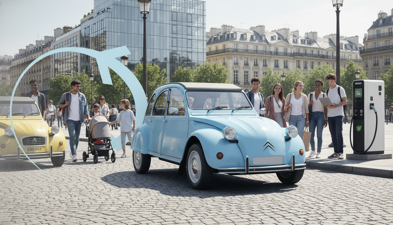 Citroën annuncia il ritorno della 2 CV in versione elettrica: una nuova era per la mobilità accessibile