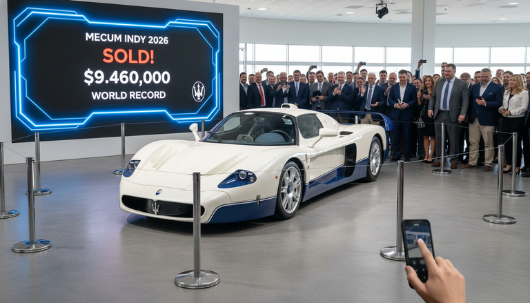 Maserati MC12 2005 venduta all'asta per 9,46 milioni: nuovo record