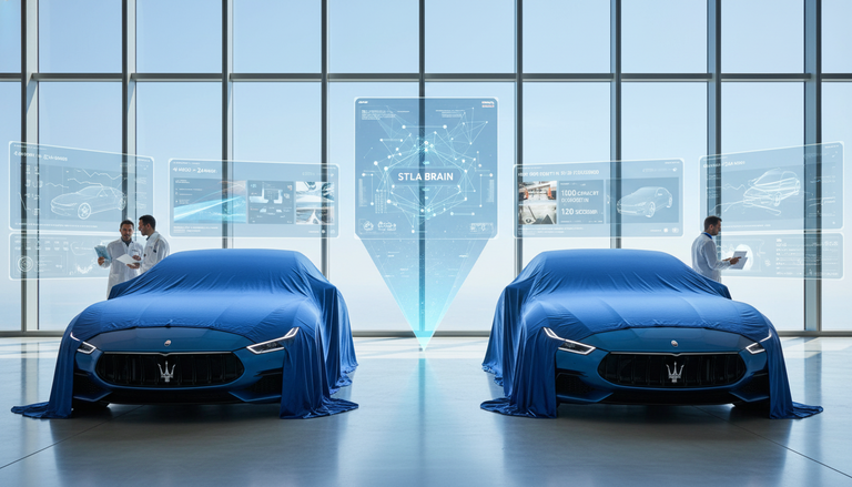 Maserati accelera: nuove Quattroporte e Levante con STLA Brain