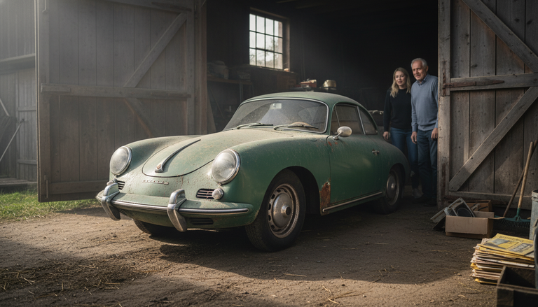 Dimenticata per decenni: la Porsche 356 riscoperta in Svizzera
