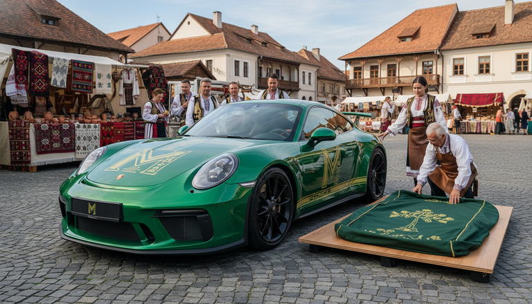 Porsche lancia una 911 GT3 Touring ispirata alla cultura moldava