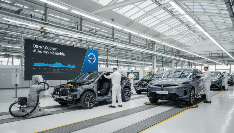 La Nuova Lancia Gamma: un crossover ibrido con oltre 1.000 km di autonomia