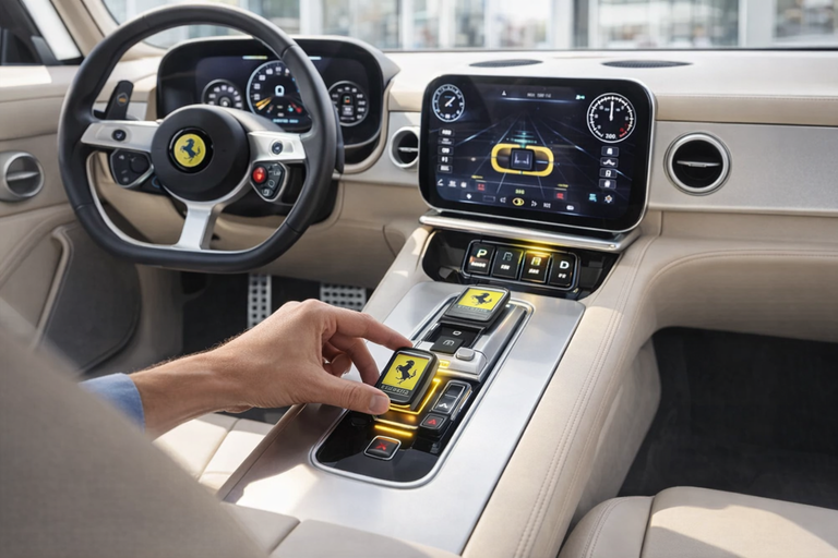 Ferrari Luce: il segreto della chiave "magica"