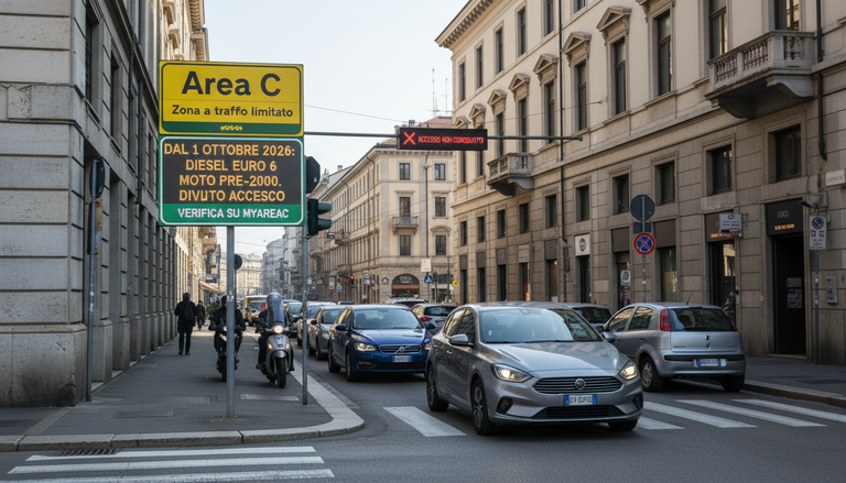 Milano 2026: le nuove regole per l'Area C e i veicoli in accesso