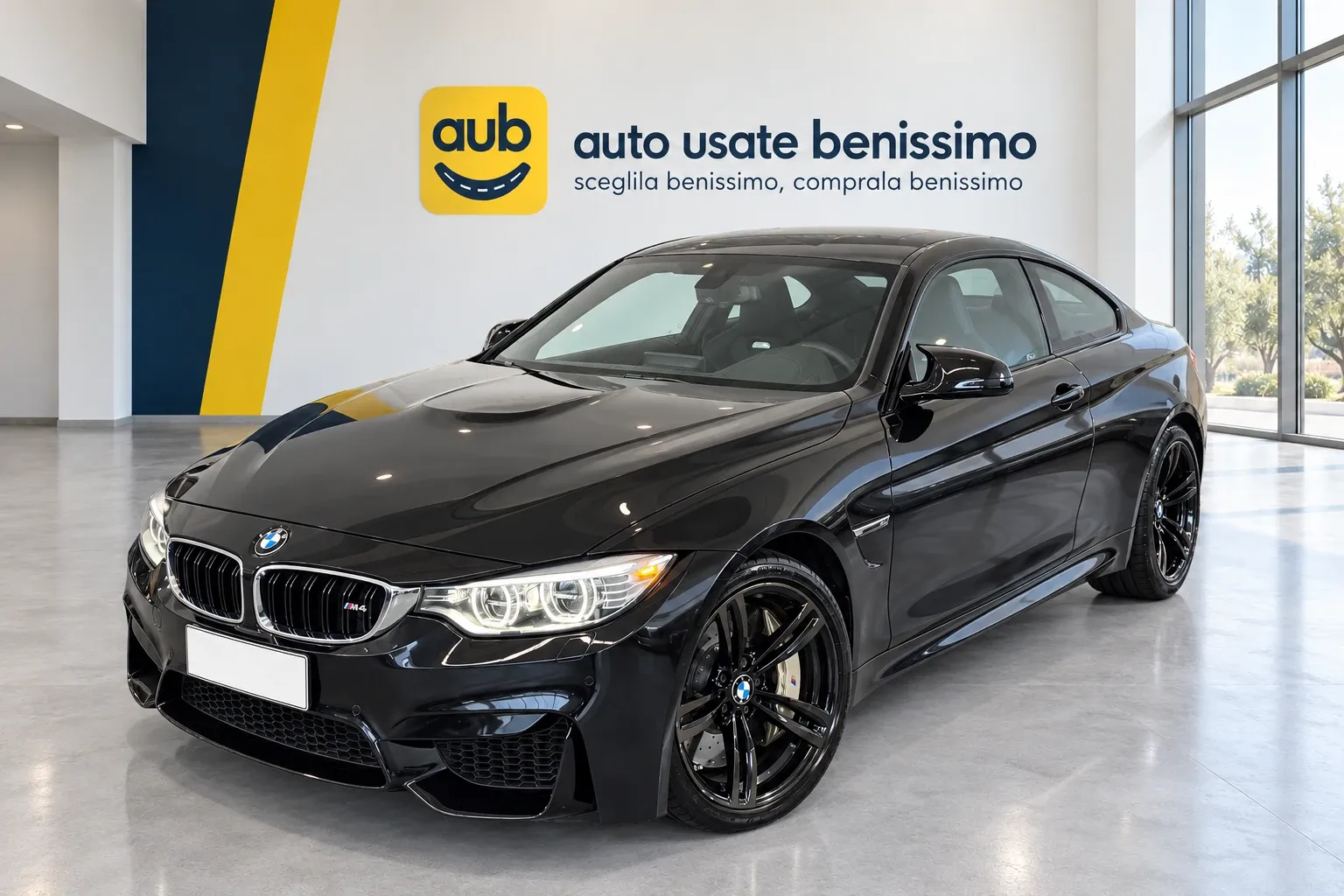 BMW M4 Coupe Posteriore 3.0cc 431cv Tetto in carbonio Impianto Harman/Kardon Finanziabile