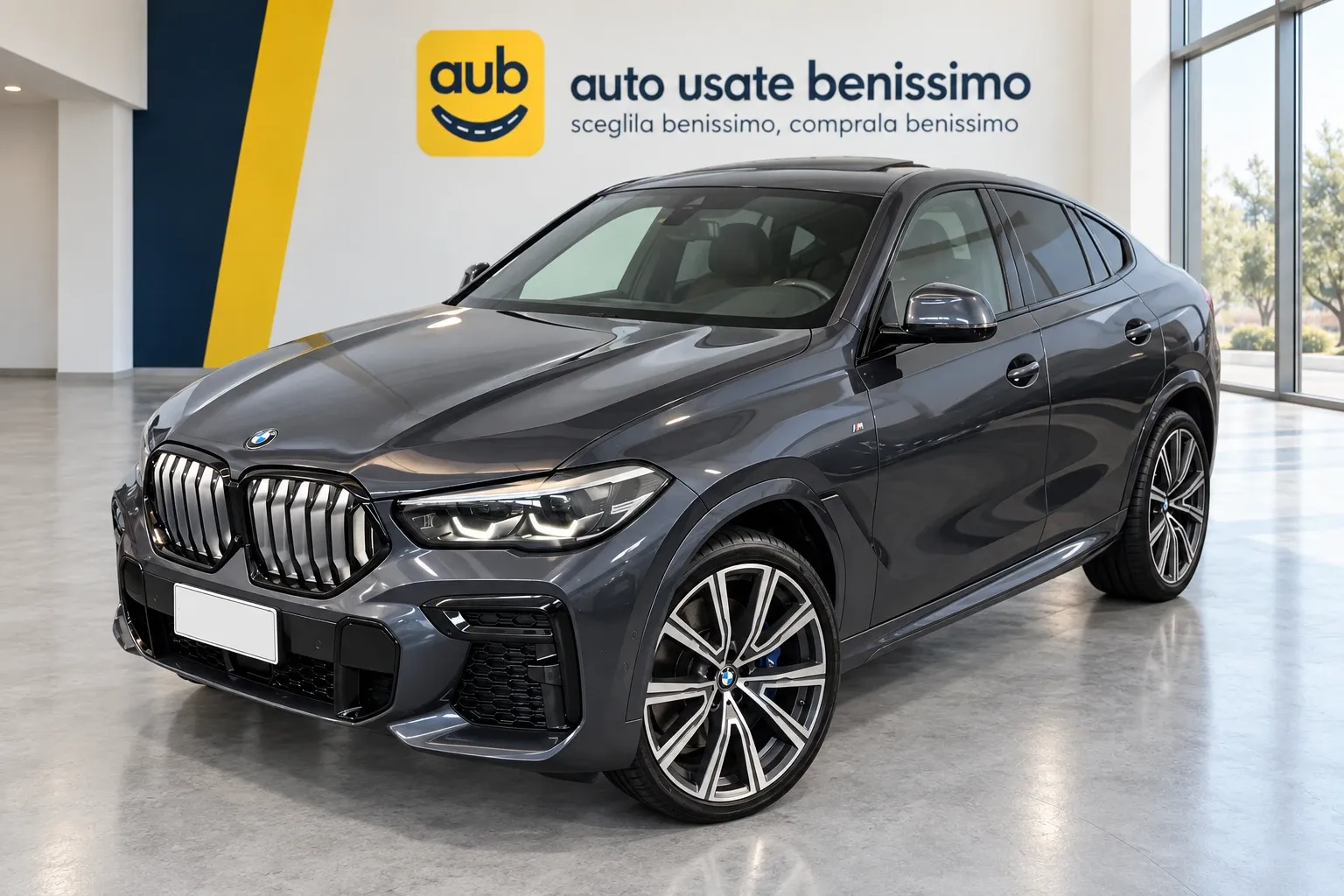 BMW X6 40d MSport Xdrive mhev 3.0cc 340cv Tagliandi Ufficiali Tetto Apribile IVA Esposta