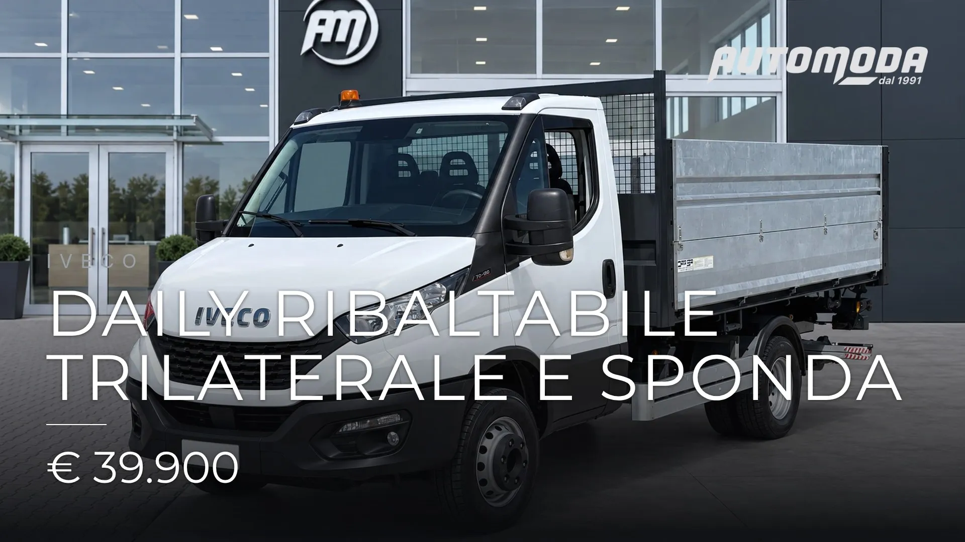 Iveco daily ribaltabile trilaterale e sponda 2020