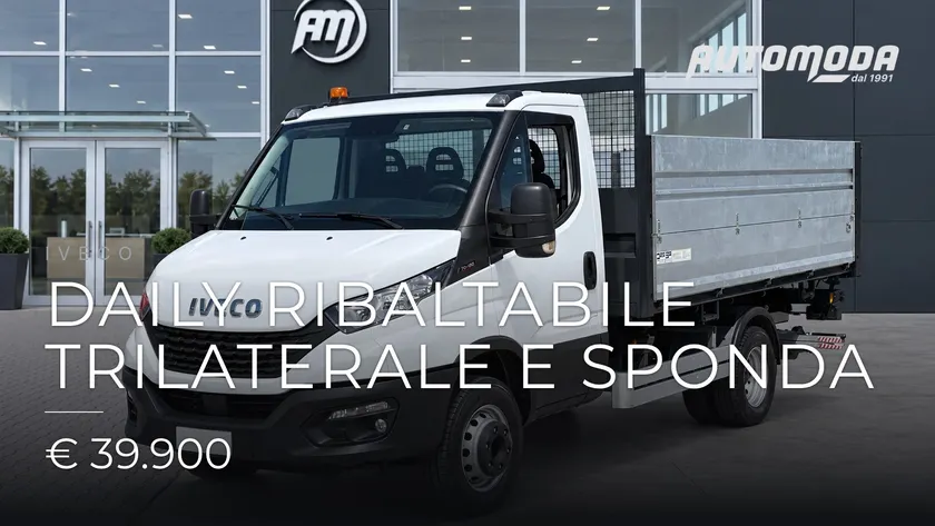 Iveco daily ribaltabile trilaterale e sponda 2020