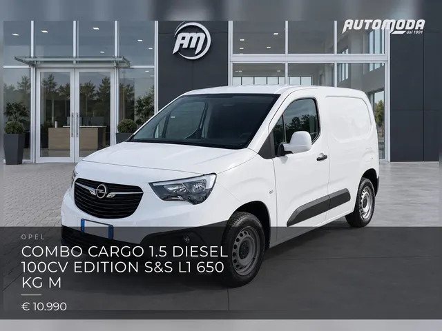 Opel Combo Cargo 1.5 Diesel 100CV Edition S&S L1 650 kg M 2021