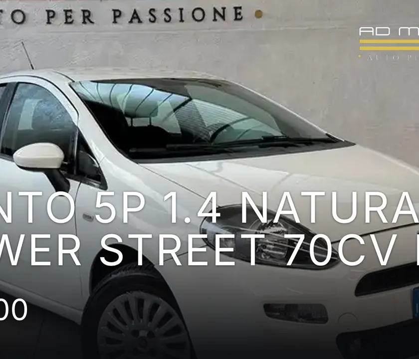Fiat Punto 5p 1.4 natural power Street 70cv E6 2014