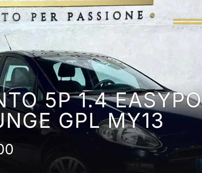Fiat Punto 5p 1.4 easypower Lounge Gpl my13 2013