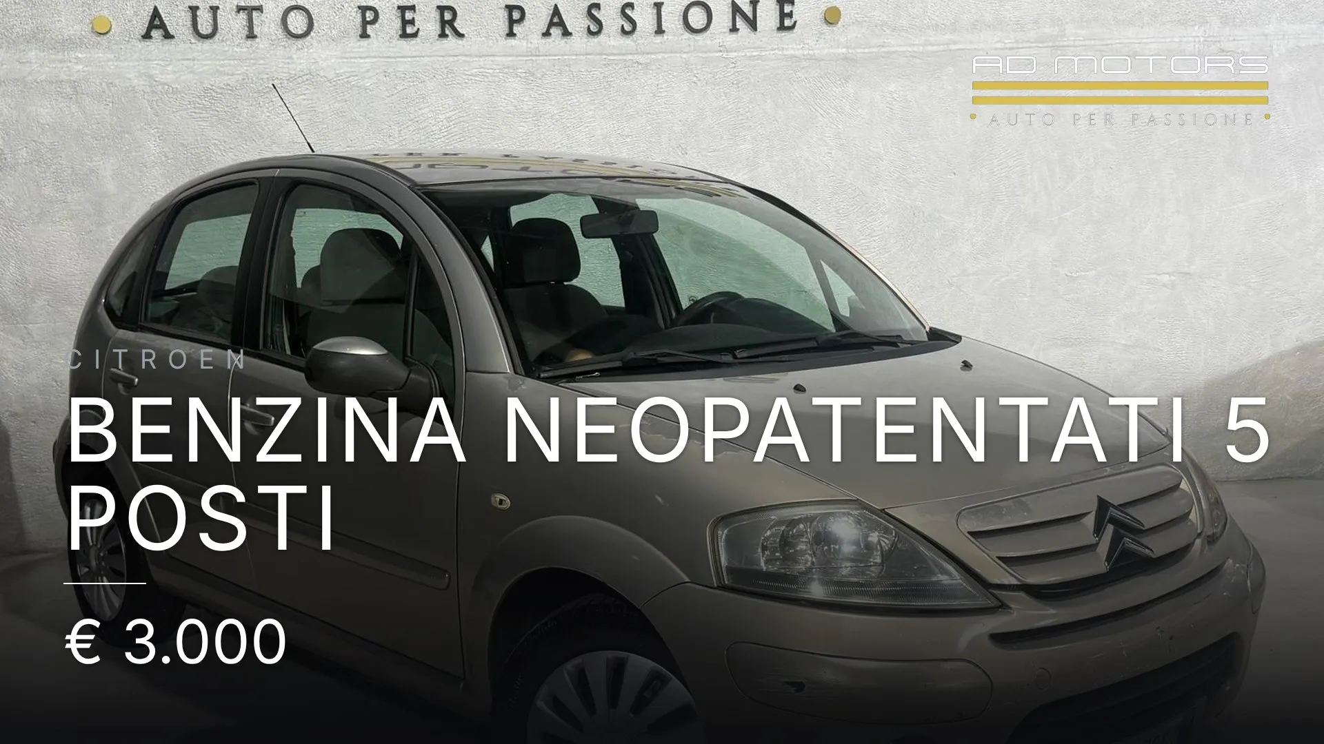 Citroen Benzina Neopatentati 5 Posti 2006