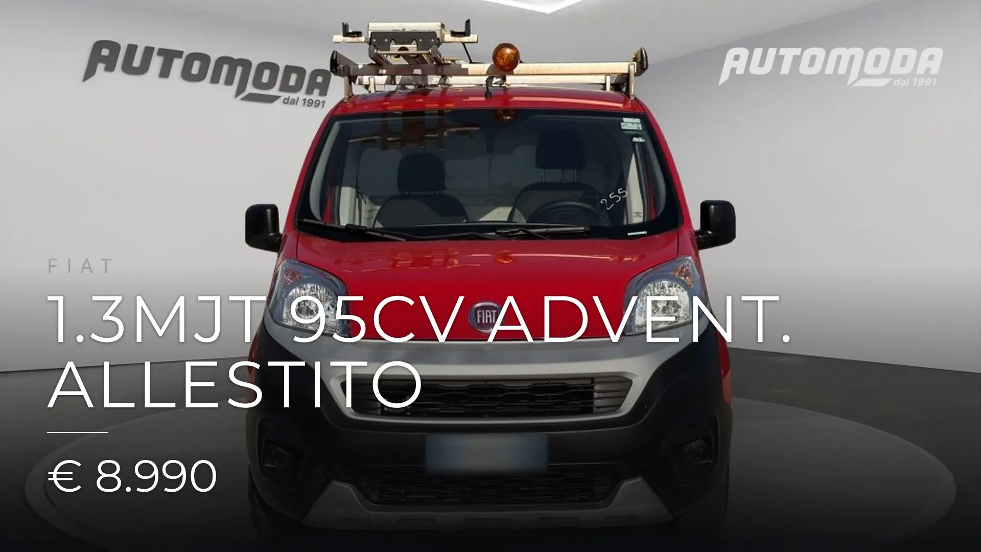 FIAT 1.3MJT 95CV ADVENT. ALLESTITO 2017