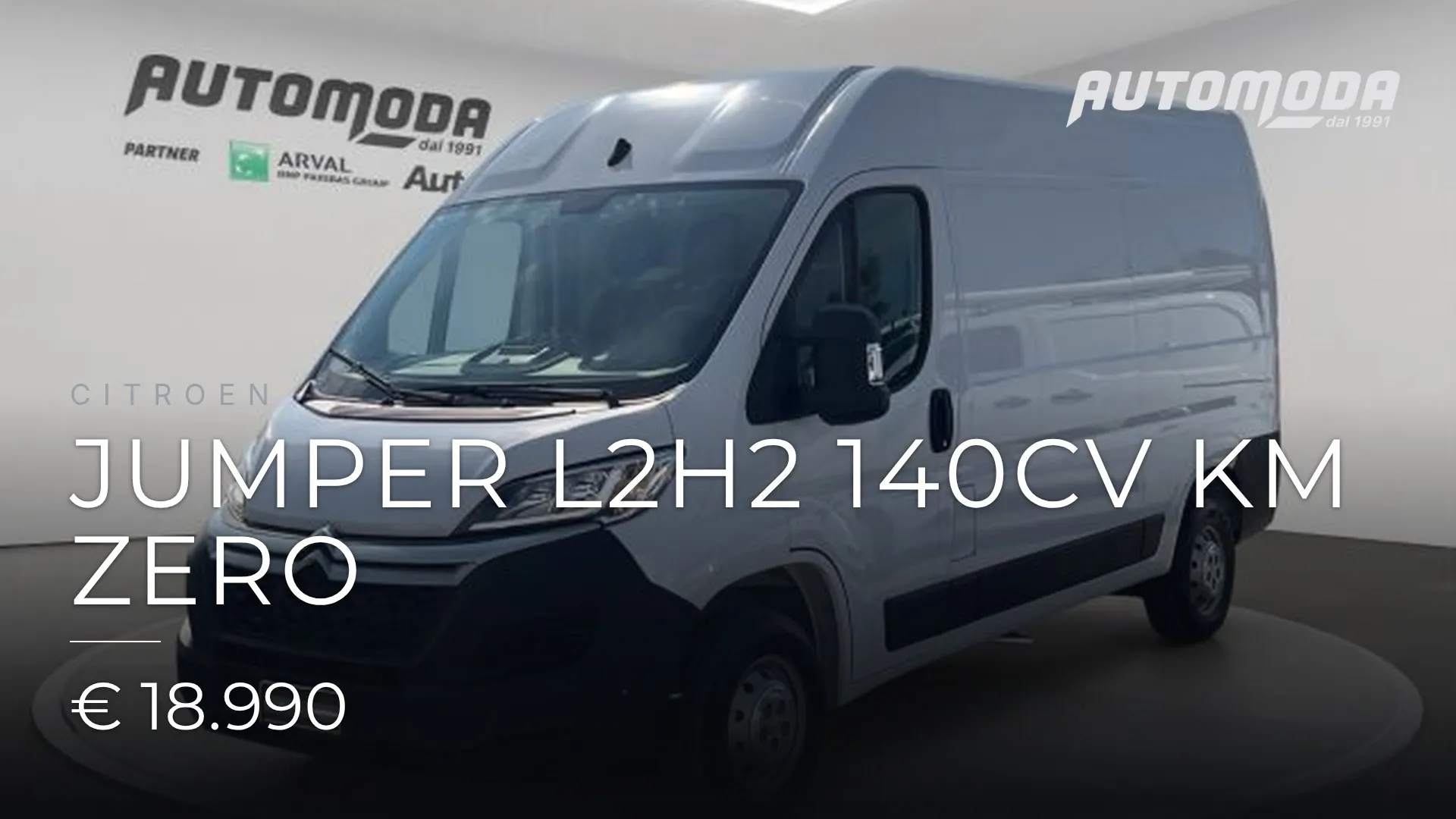 CITROEN Jumper L2H2 140CV KM ZERO 2023