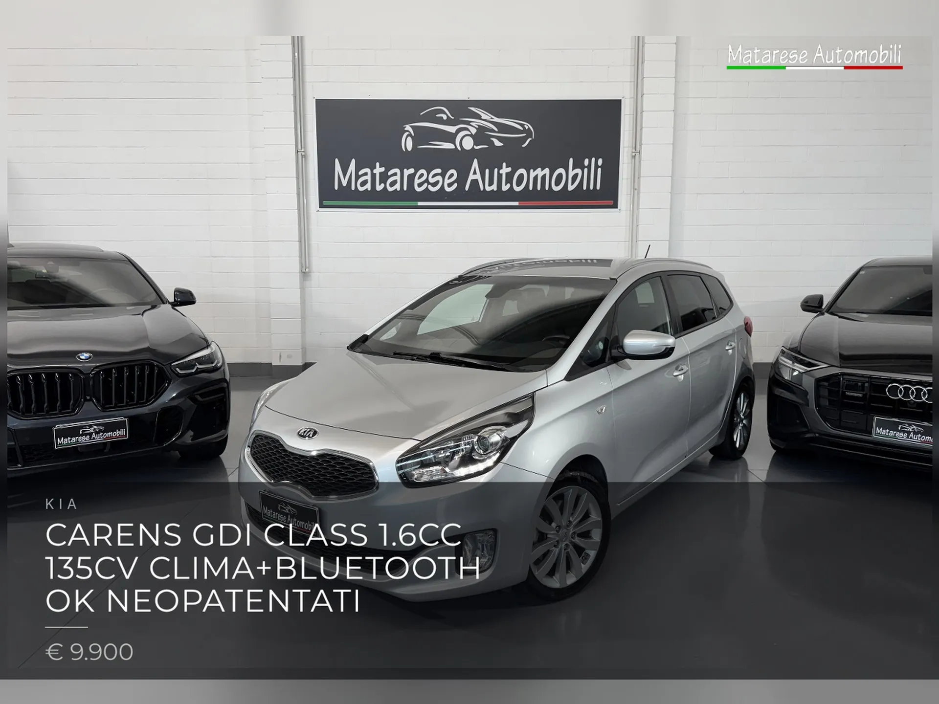 Kia Carens GDI Class 1.6cc 135cv Clima+Bluetooth  OK Neopatentati 2015
