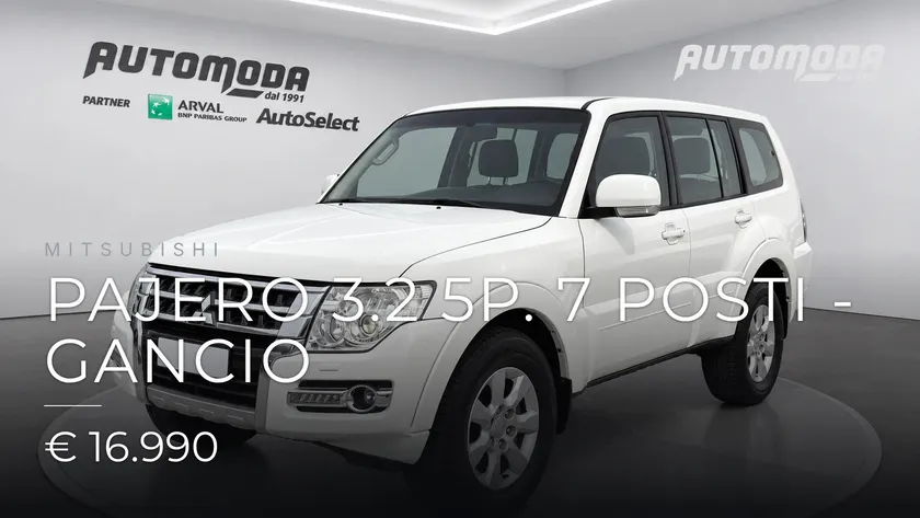 Mitsubishi Pajero 3.2 5p. 7 POSTI - GANCIO 2016