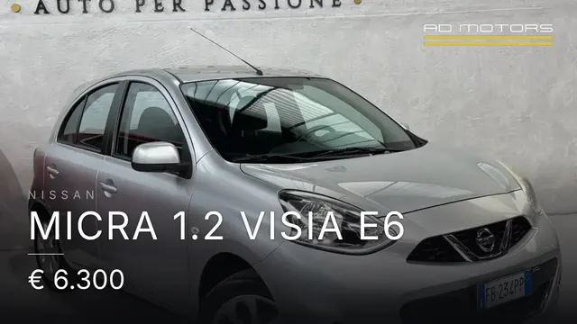 Nissan Micra 1.2 Visia E6 2015