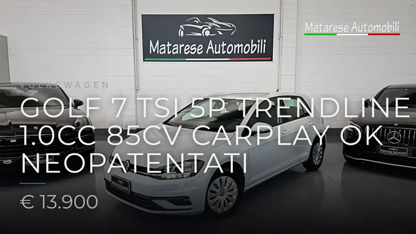 Volkswagen Golf 7.5 tsi 5p Trendline 1.0cc 85cv CarPlay OK Neopatentati 2018