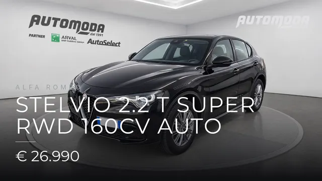 Alfa Romeo Stelvio 2.2 t Super rwd 160cv auto 2023