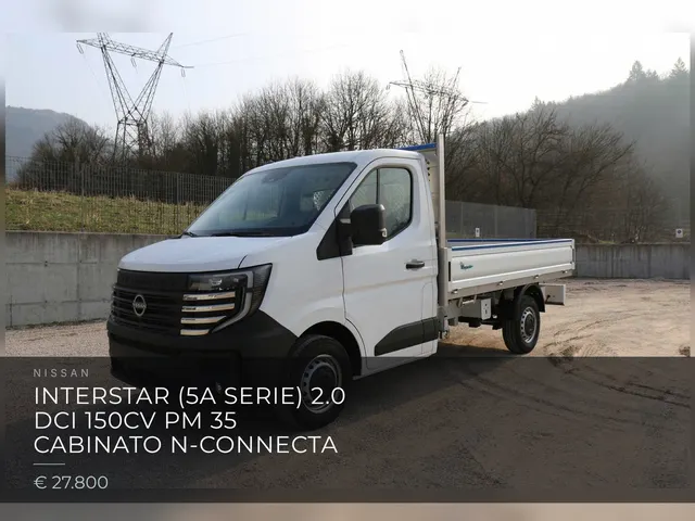 Nissan INTERSTAR (5a Serie) 2.0 dCi 150CV PM 35 Cabinato N-Connecta 2026