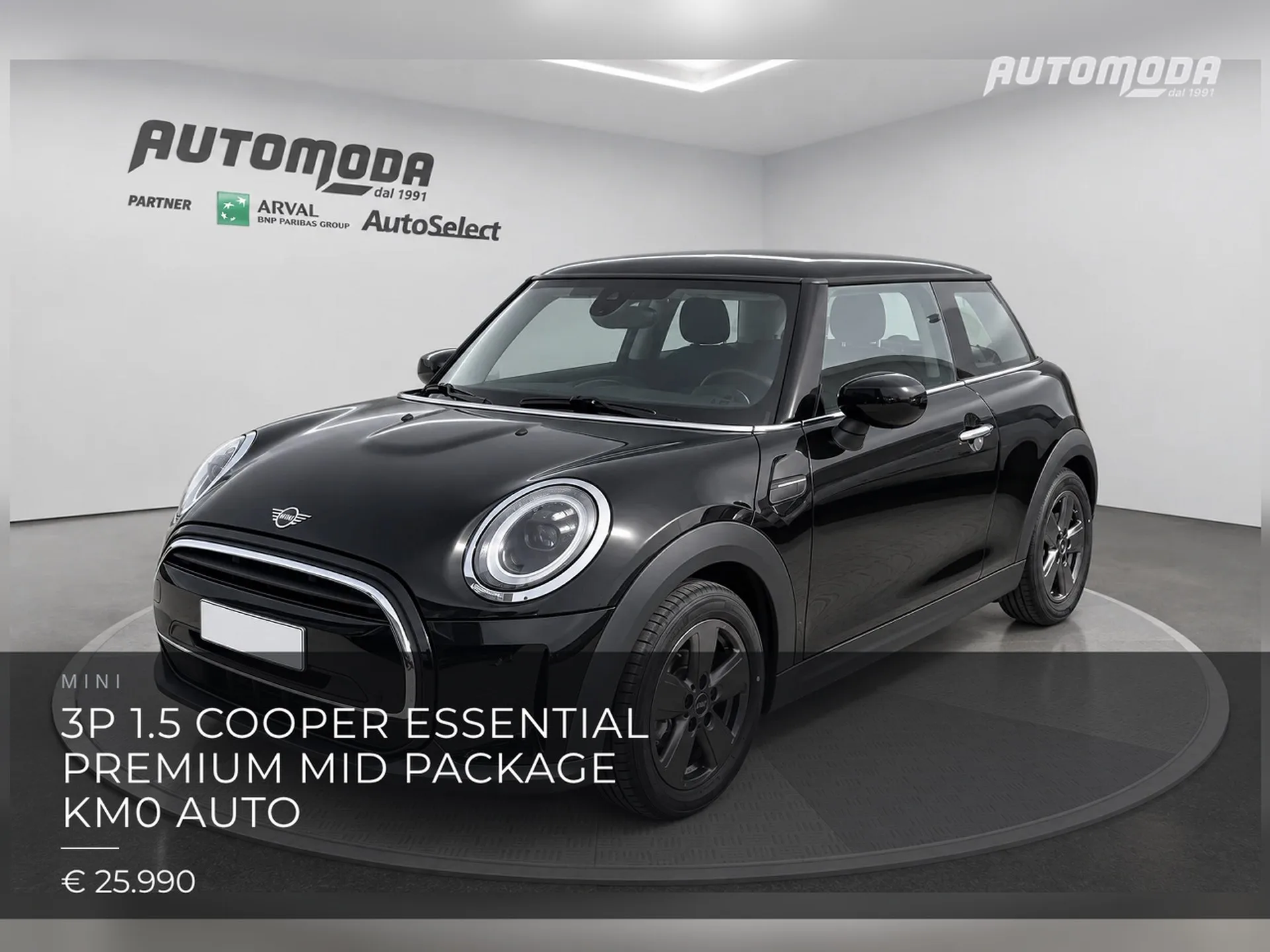 Mini 3p 1.5 Cooper Essential Premium Mid Package KM0 auto 2023