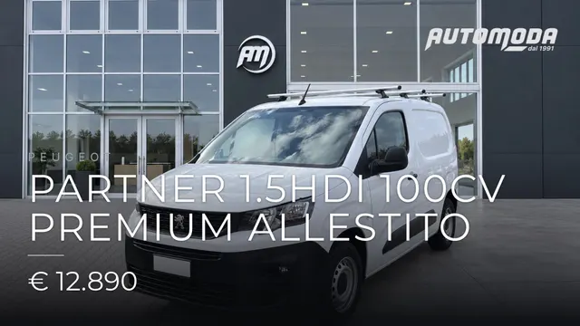PEUGEOT Partner 1.5HDi 100CV Premium ALLESTITO 2021