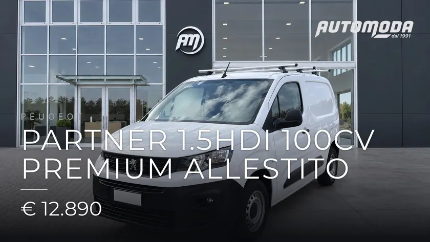 Peugeot Partner 1.5HDi 100CV Premium ALLESTITO 2021