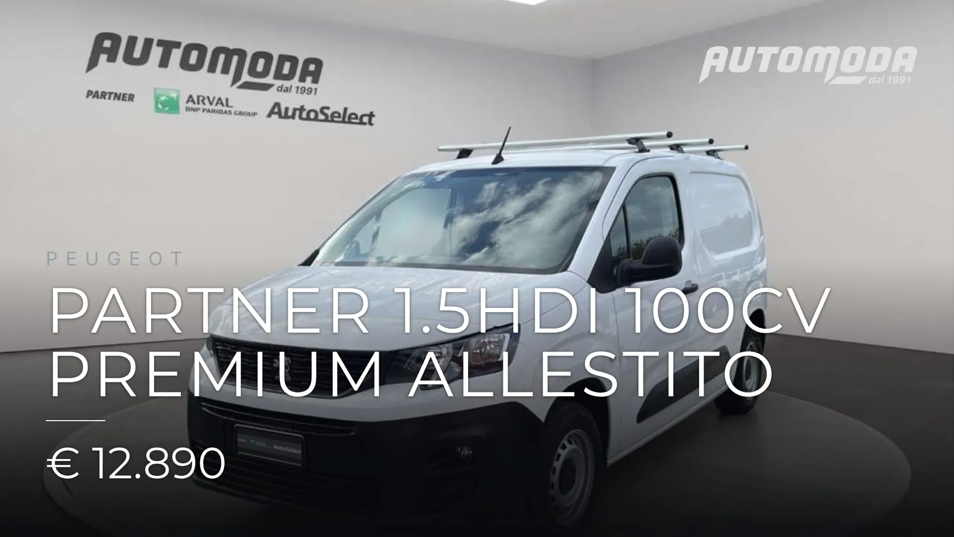 PEUGEOT Partner 1.5HDi 100CV Premium ALLESTITO 2021
